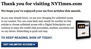 New York Times Paywall